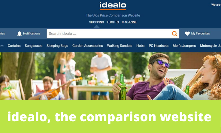 Verkaufen auf der Vergleichswebsite idealo